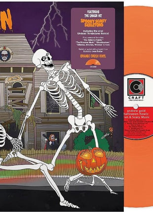 the album cover for Andrew Gold - Halloween Howls: Fun & Scary Music - [Translucent Orange Crush]