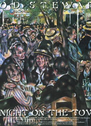 the album cover for Rod Stewart - Night on the Town (rhino Reserve) (brick & Mortar Exclusive)