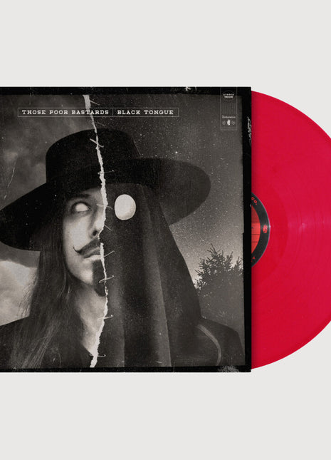 the album cover for Those Poor Bastards - Black Tongue - Red [Colored Vinyl] (Red)