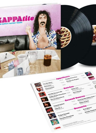 the album cover for Frank Zappa - Zappatite: Frank Zappa's Tastiest Tracks [2LP]