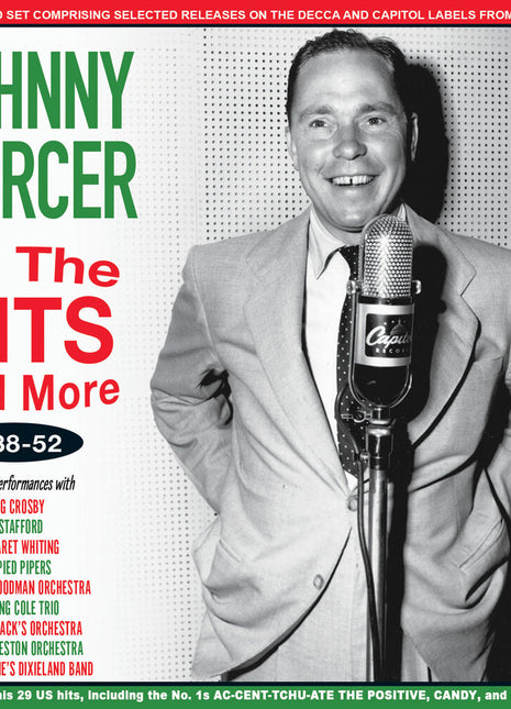 the album cover for Johnny Mercer - All the Hits & More 1938-52 [2CD]
