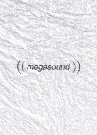 the album cover for Megasound - Megasound - Black & White Splatter (Blk) [Colored Vinyl]