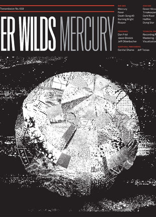 the album cover for Upper Wilds - Mercury [Indie Exclusive] Metallic Silver [Colored Vinyl] (Slv) [Indie Exclusive]