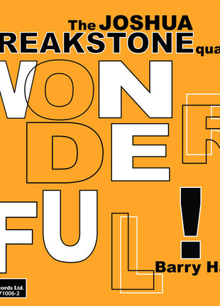 the album cover for Joshua & Barry Harris Breakstone - Wonderful!