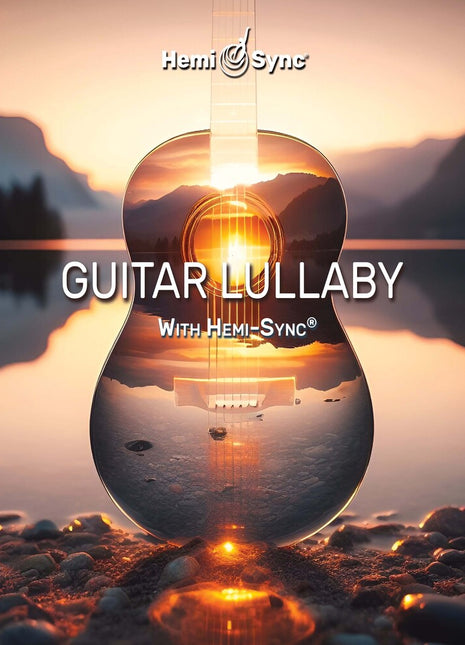 the album cover for Ricardo Cobo - Guitar Lullaby With Hemi-sync