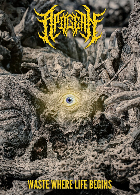 the album cover for Apogean - Waste Where Life Begins