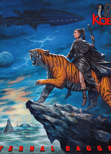 the album cover for Iron Kobra - Eternal Dagger