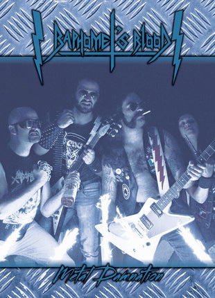 the album cover for Baphomet's Blood - Metal Damnation