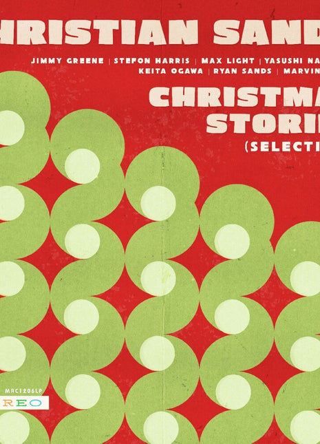 the album cover for Christian Sands - Christmas Stories (Selections) [Evergreen]