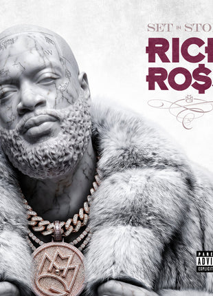 the album cover for Rick Ross - Set In Stone