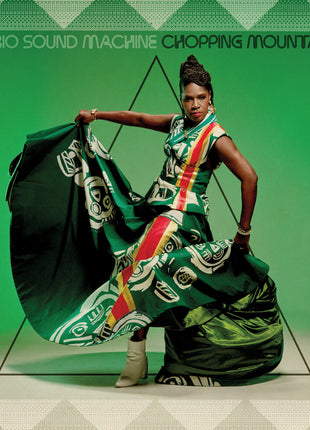 the album cover for Ibibio Sound Machine - Chopping Mountain