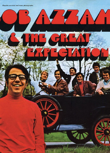 the album cover for Bob Azzam  & The Great Expectation - Bob Azzam & Great Expectation - Orange [Colored Vinyl]