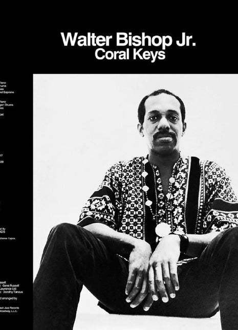 the album cover for Bishop Jr.,Walter - Coral Keys - Remastered - Blue/Black Swirl (Blk)