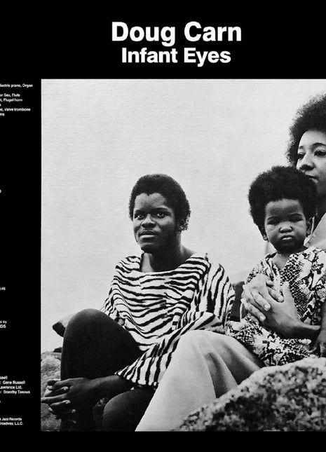 the album cover for Doug Carn - Infant Eyes - Remastered - Blue/Black Swirl (Blk)