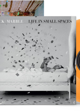 the album cover for Black Marble - Life in Small Spaces [Transparent Orange]