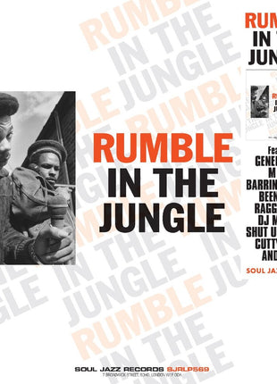 the album cover for Soul Jazz Records Presents - Rumble in the Jungle [2LP]