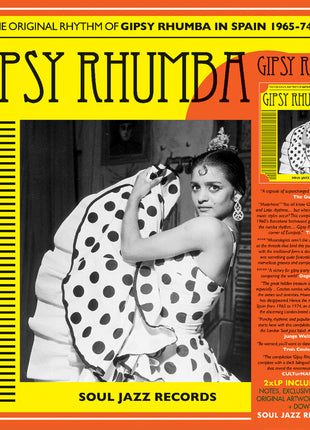 the album cover for Soul Jazz Records Presents - Gipsy Rhumba: the Original Rhythm of Gipsy Rhumba in Spain 1965-74 (2lp)
