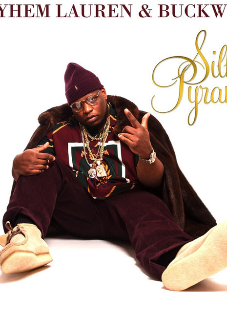 the album cover for Meyhem Lauren & Buckwild - Silk Pyramids