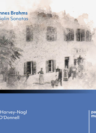 the album cover for Various Artists - Johannes Brahms: the Violin Sonatas