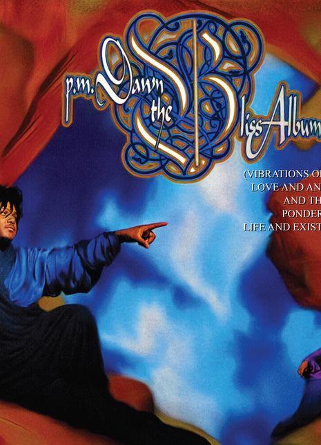 the album cover for P.M. Dawn - Bliss Album? (galaxy Red Vinyl/limited Edition)