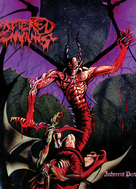 the album cover for Scattered Remnants - Inherent Perversion