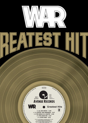 the album cover for War - Greatest Hits
