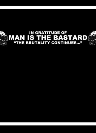 the album cover for In Gratitude Of Man Is The Bastard / Various - In Gratitude Of Man Is The Bastard / Various