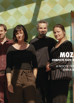 the album cover for Anna Besson - Mozart: Complete Flute Quartets