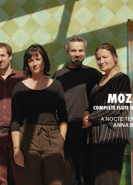 the album cover for Anna Besson - Mozart: Complete Flute Quartets