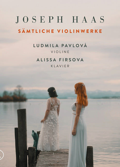 the album cover for Ludmila / Alissa Firsova Pavlova - Joseph Hass: the Violin Works