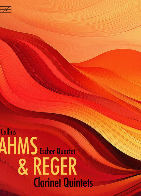 the album cover for Michael / Escher String Quartet Colllins - Brahms & Reger: Clarinet Quintets