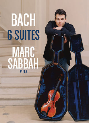 the album cover for Marc Sabbah - J.s. Bach's Six Suites for Violoncello on the Viola