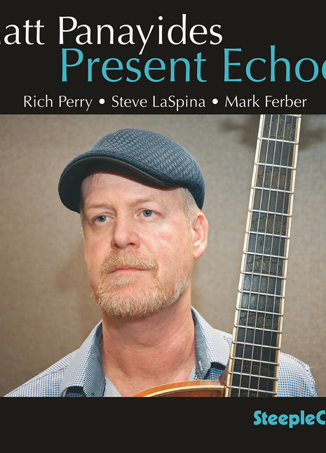 the album cover for Matt / Rich Perry / Steve Laspina / Mark Ferber Panayides - Matt Panayides: Present Echoes