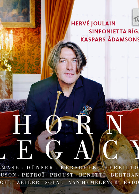the album cover for Herve Joulain - Horn Legacy - Herve Joulain's 60th Anniversary