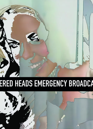 the album cover for Severed Heads - Emergency Broadcasts