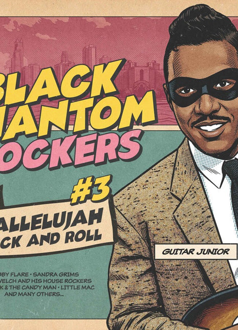 the album cover for Various Artists - Black Phantom Rockers Vol.3
