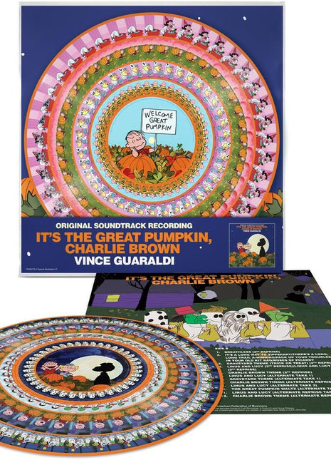 the album cover for Vince Guaraldi - It's the Great Pumpkin, Charlie Brown (zoetrope Vinyl/45rpm) [OST]