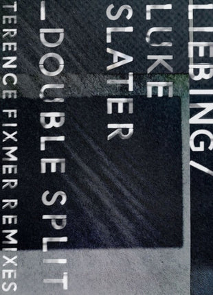 the album cover for Chris & Luke Slater Liebing - Double Split (terence Fixmer Remixes)