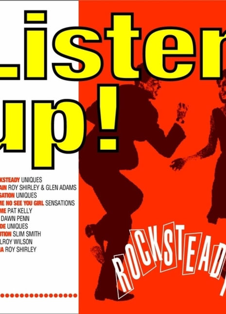 the album cover for Various Artists - Listen Up! Rocksteady