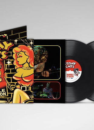 the album cover for Stray Cats - Rumble In Brixton (Live)