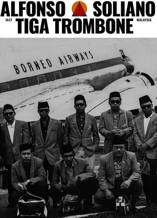 the album cover for Alfonso Soliano - Tiga Trombone