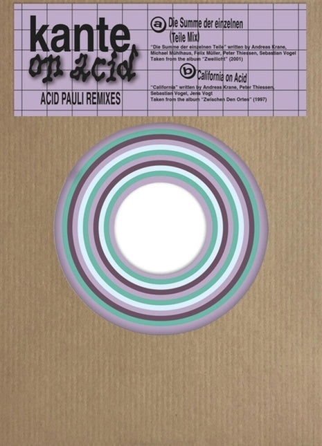 the album cover for Kante - Kante on Acid (acid Pauli Remixes)