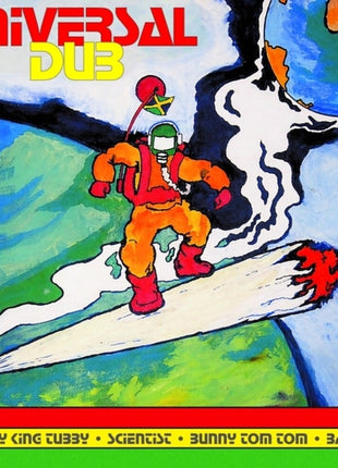 the album cover for King Tubby & Scientist & Bunny Tom Tom & Barnabas - Universal Dub