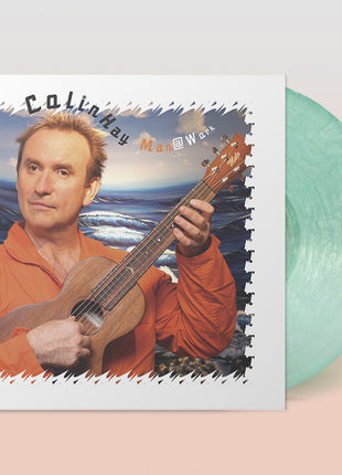 the album cover for Colin Hay - Man At Work (Acoustic) - Clear Green [Clear Vinyl] (Grn)