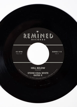 the album cover for Stone Coal White - Hell Below / Free