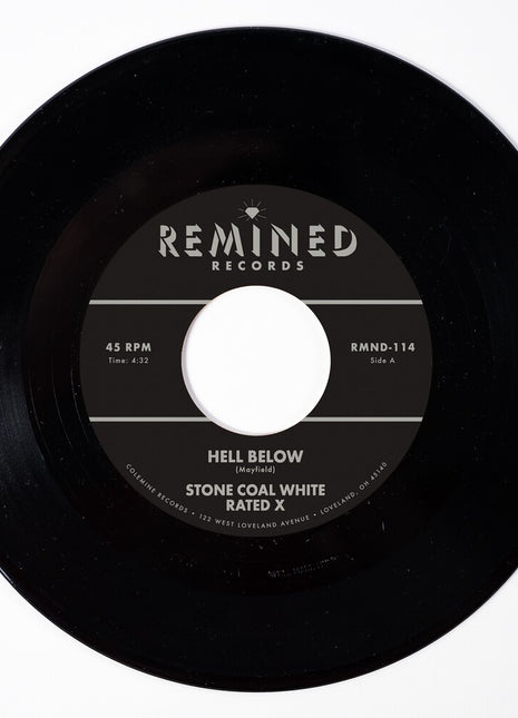 the album cover for Stone Coal White - Hell Below / Free