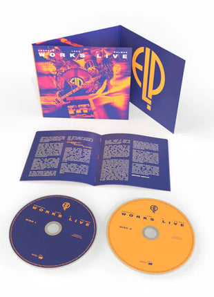 the album cover for Emerson Lake & Palmer - Works Live [Digipak]