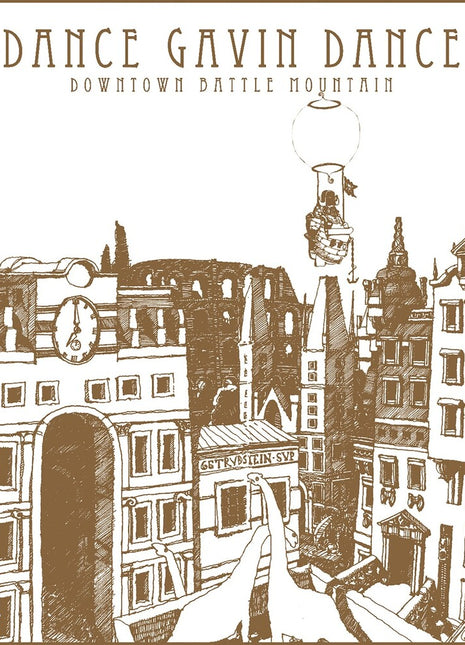 the album cover for Dance Gavin Dance - Downtown Battle Mountain (ecovinyl) [Indie Exclusive]
