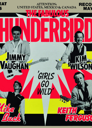 the album cover for Fabulous Thunderbirds - Girls Go Wild (blue Vinyl)