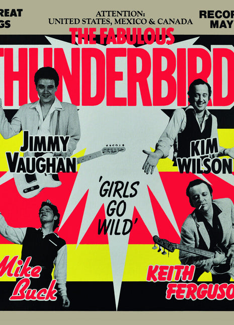 the album cover for Fabulous Thunderbirds - Girls Go Wild